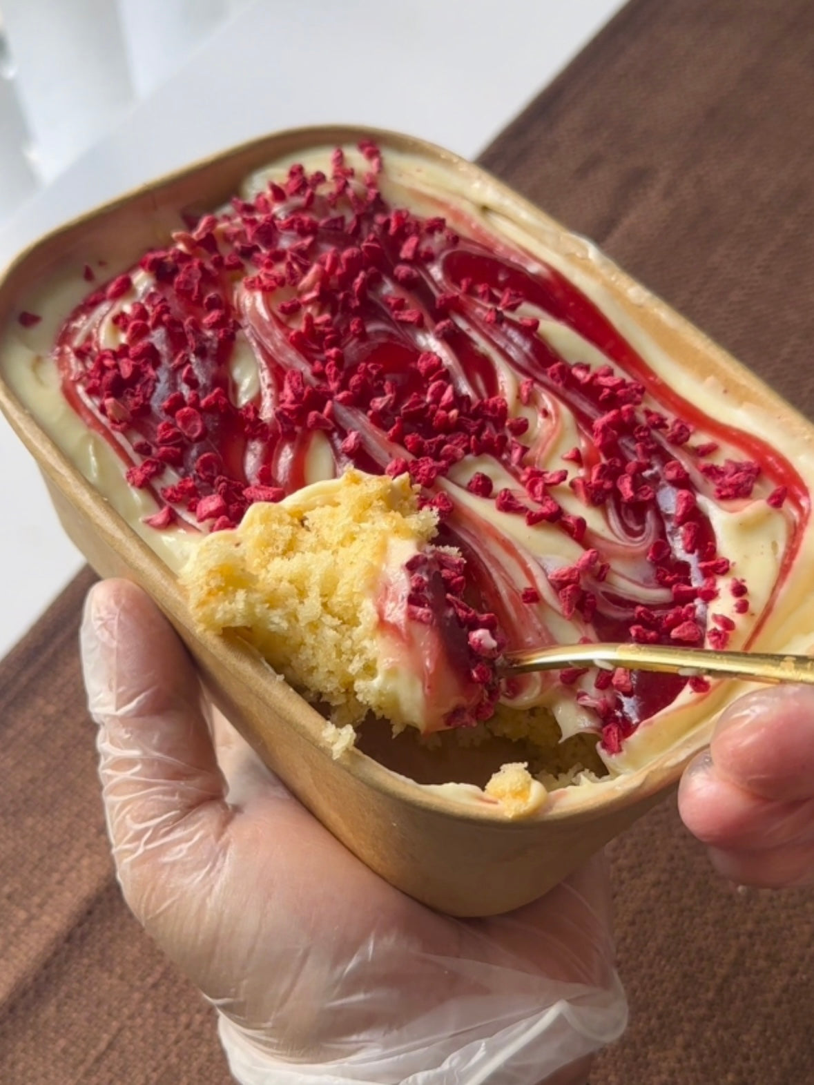 PRE-ORDER Raspberry & White Chocolate Cake