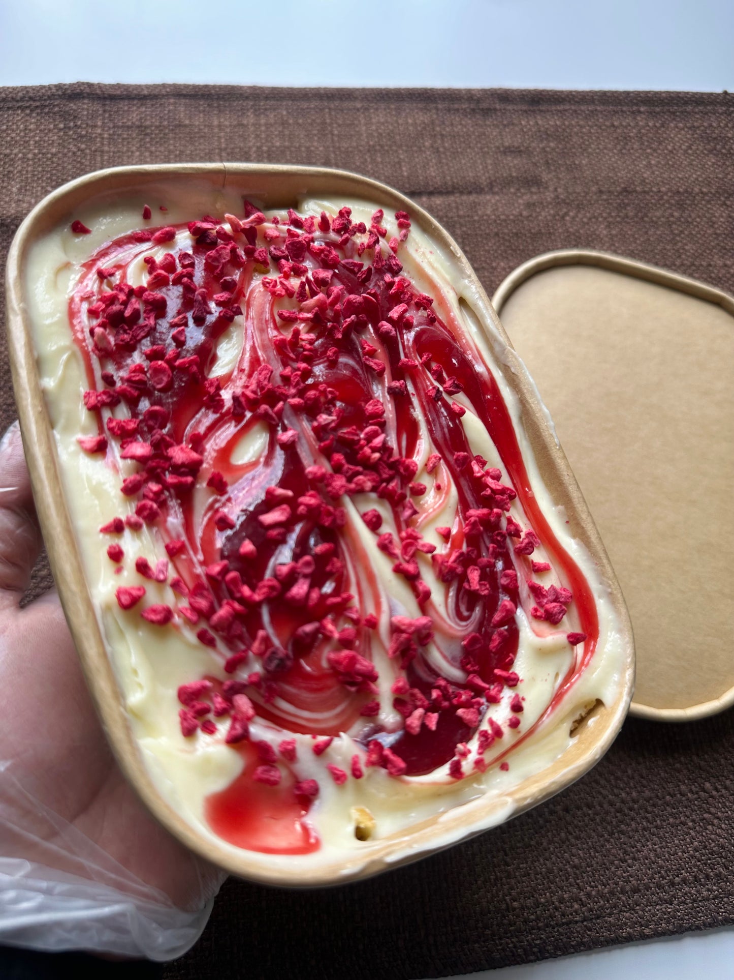 PRE-ORDER Raspberry & White Chocolate Cake